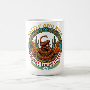 Taza De Café Traqueteo y Regla Fuerza de Choque del Desierto