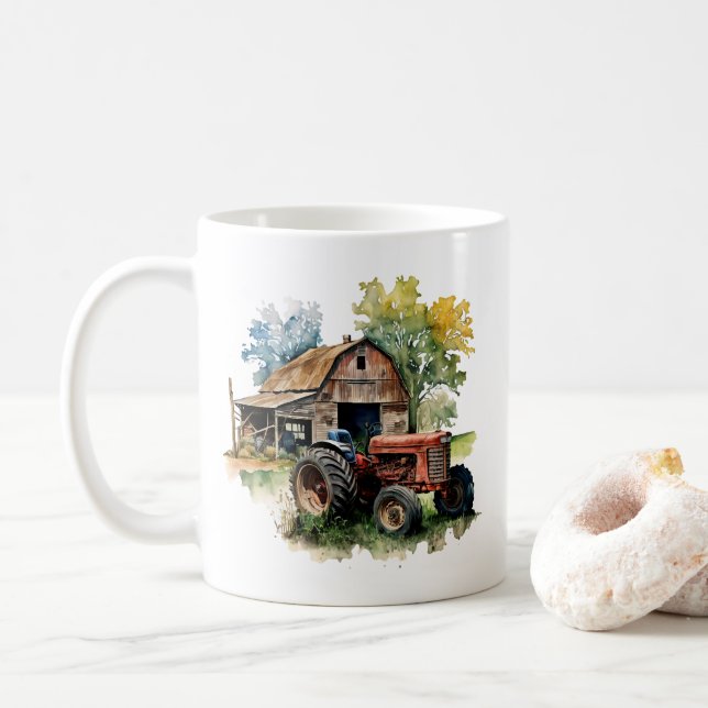 Taza De Café Trasladador de Guay Country añadir texto (Con donut)