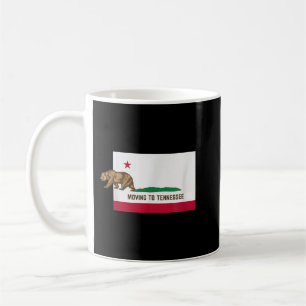 Taza De Café Trasladarse A Tennessee Dejar El Diseño Gracioso D