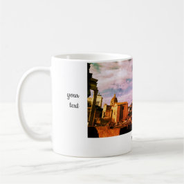 Taza De Café Traslado de Roma con antiguas ruinas de la ciudad 