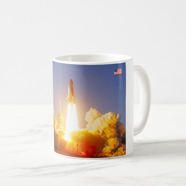 TAZA DE CAFÉ TRASLADO ESPACIAL DE EE.UU. 1981-2011 (Anverso derecho)