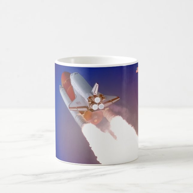 TAZA DE CAFÉ TRASLADO ESPACIAL DE EE.UU. 1981-2011 (Centro)