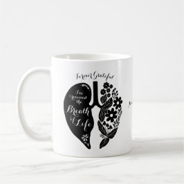 Taza De Café Trasplante de pulmón Flor silvestre Personalizado