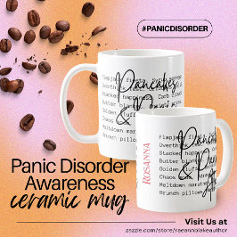 Taza De Café Trastorno de pánico personalizado Sensibilización 
