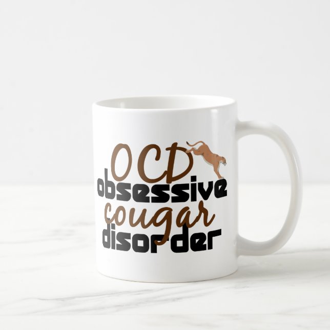 Taza De Café Trastorno obsesivo del cugar (Derecha)
