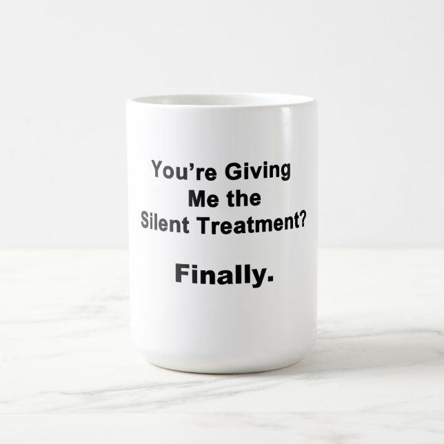 Taza De Café Tratamiento silencioso (Centro)