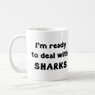 Taza De Café trato con tiburones