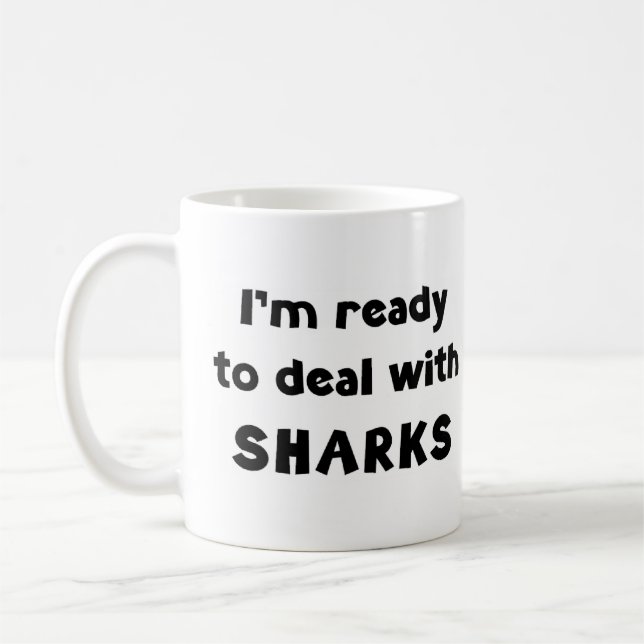 Taza De Café trato con tiburones (Izquierda)