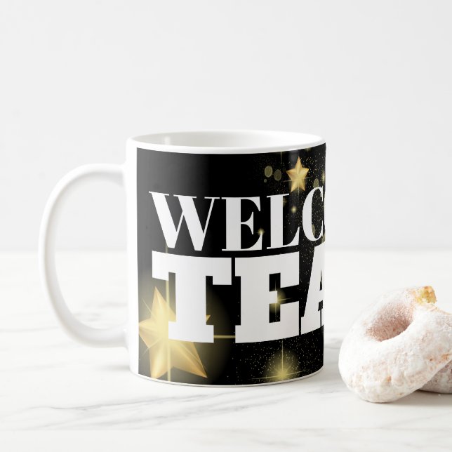 Taza De Café Trato de bienvenida para nuevos empleados (Con donut)