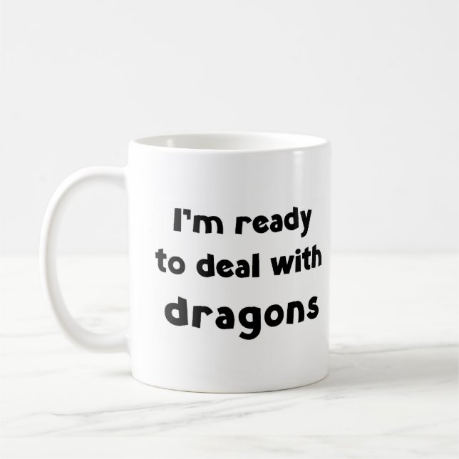 Taza De Café trato de dragón con (Izquierda)
