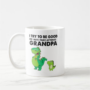 Taza De Café Trato de ser bueno pero me llevo la camiseta del a