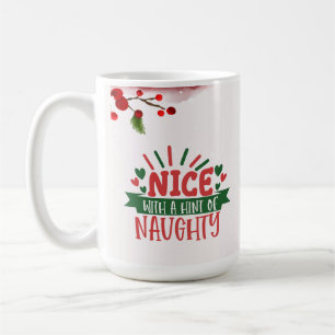 Taza De Café Trato travieso pero agradable café de vacaciones