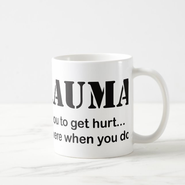 Taza De Café Trauma del ♥ I (Derecha)