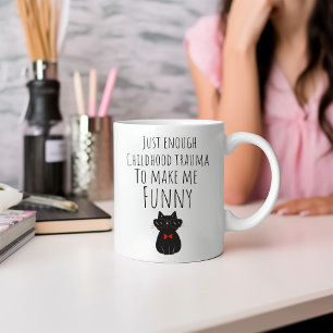 Taza De Café Trauma Infantil Lo Justo Divertido