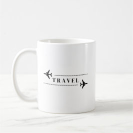 Taza De Café Travel airplane T-Shirt