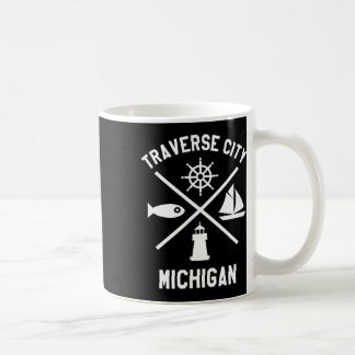 Taza De Café Traverse City Northern Michigan Tee Sailing Boatin