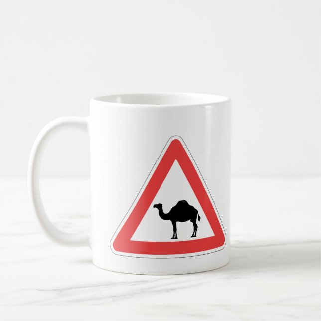 Taza De Café Travesía de dromedario camello (Izquierda)