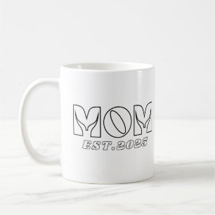 Taza De Café Travesía de maternidad Este. Diseño hermoso para 2
