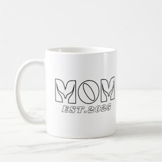 Taza De Café Travesía de maternidad Este. Diseño hermoso para 2