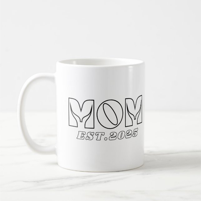 Taza De Café Travesía de maternidad Este. Diseño hermoso para 2 (Izquierda)