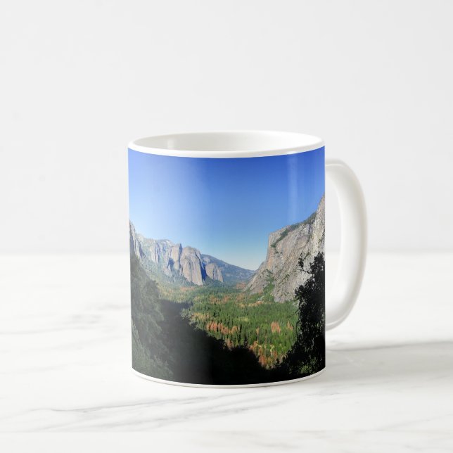 Taza De Café Trayecto de cuatro millas más bajo - Valle Yosemit (Anverso derecho)