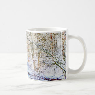 Taza De Café Trayectoria del arbolado Nevado