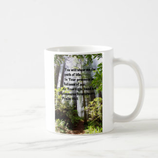 Taza De Café Trayectoria del salmo de la vida