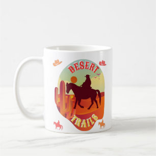 Taza De Café Trayectorias de atardecer , Viaje del Desierto Cow
