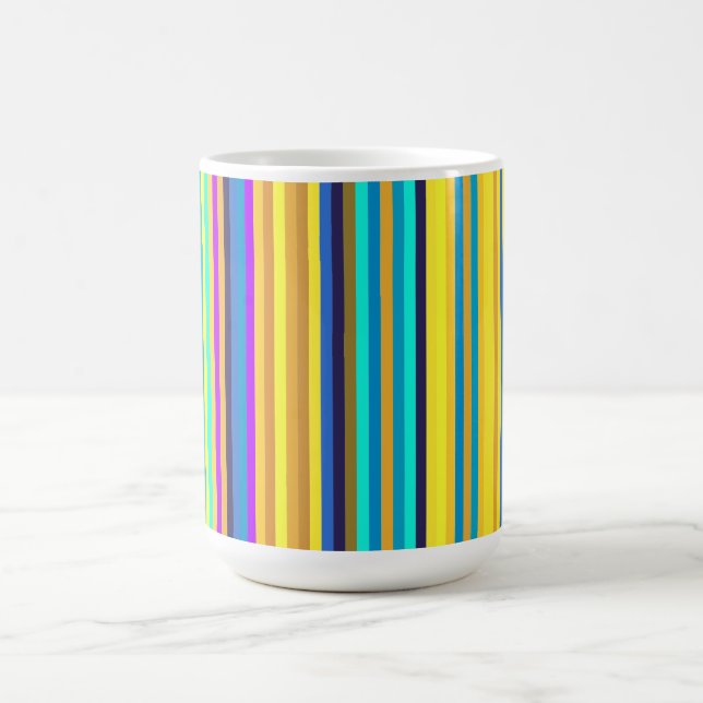 Taza De Café Trazado vertical vibrante (Centro)
