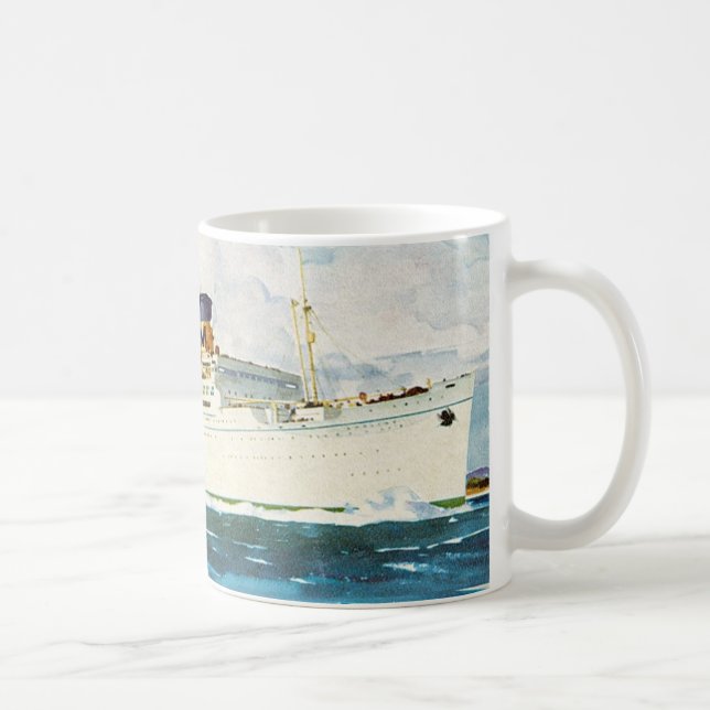 Taza De Café Trazador de líneas de Matson a Hawaii (Derecha)