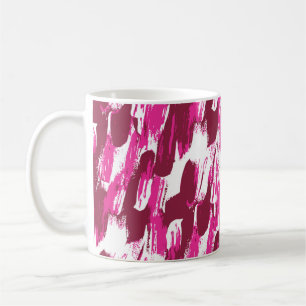 Taza De Café trazo de pincel rosa de Guay patrón moderno transp