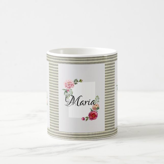 Taza De Café Trazo floral (Centro)