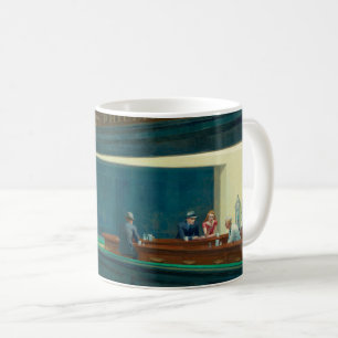 Taza De Café Trazos nocturnos de 1942 por Edward Hopper