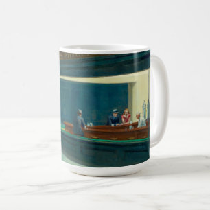 Taza De Café Trazos nocturnos de 1942 por Edward Hopper