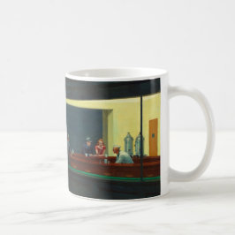Taza De Café Trazos nocturnos de Edmund Hopper Mug