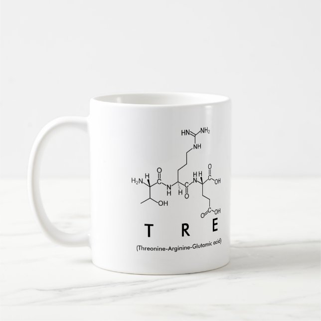Taza De Café Tre peptidae name mug (Izquierda)