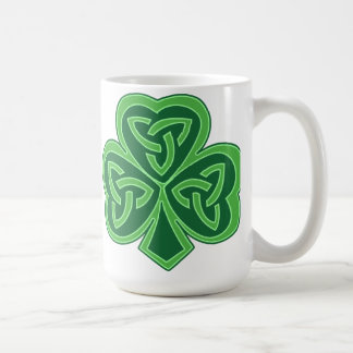 Taza De Café Trébol céltico del nudo