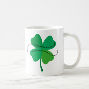 Taza De Café Trébol con la tostada irlandesa