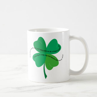 Taza De Café Trébol con la tostada irlandesa