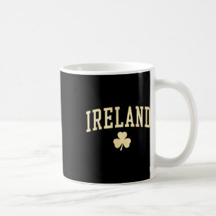 Taza De Café Trébol de Irlanda Verde Afortunado Irlandés Vintag