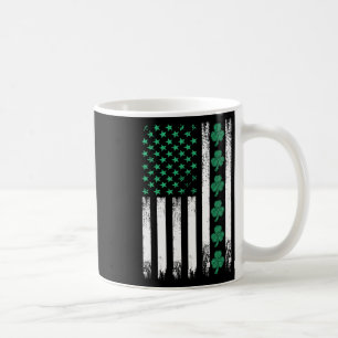 Taza De Café Tréboles de bandera estadounidense irlandesa St Pa