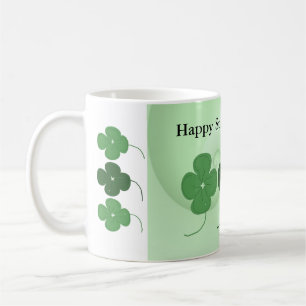 Taza De Café Treboles de Cuatro Hojas Día de San Patricio