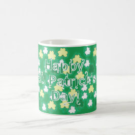 Taza De Café Tréboles el el día de St Patrick