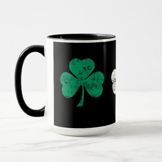 Taza de café tréboles irlandeses (Izquierda)