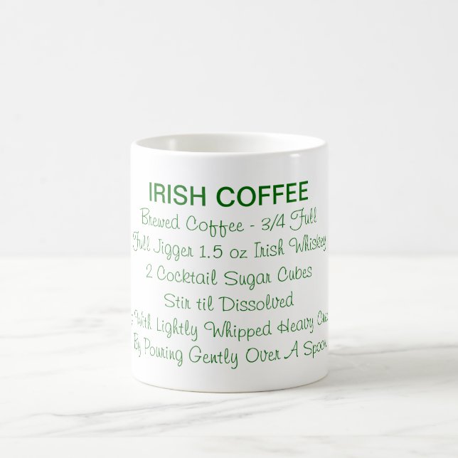 Taza De Café Tréboles irlandeses reales de la bebida de la (Centro)