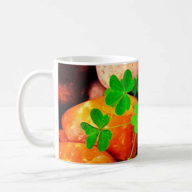 Taza De Café Tréboles y Rocas (Izquierda)