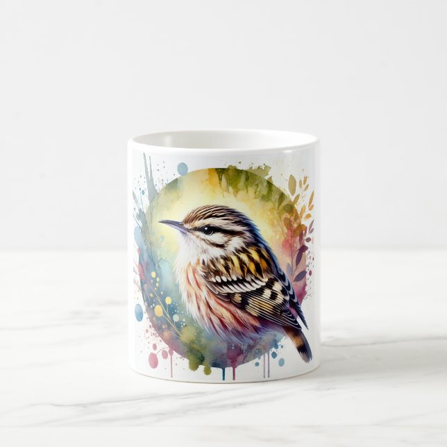 Taza De Café Treecreeper 120724AREF116 - Watercolor (Centro)