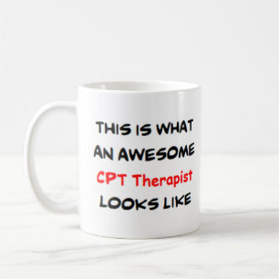 Taza De Café tremendo terapeuta cpt