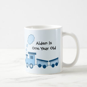 Taza De Café Tren Azul Choo Choo