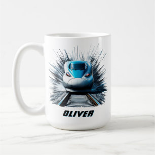 Taza De Café Tren de bala de alta velocidad